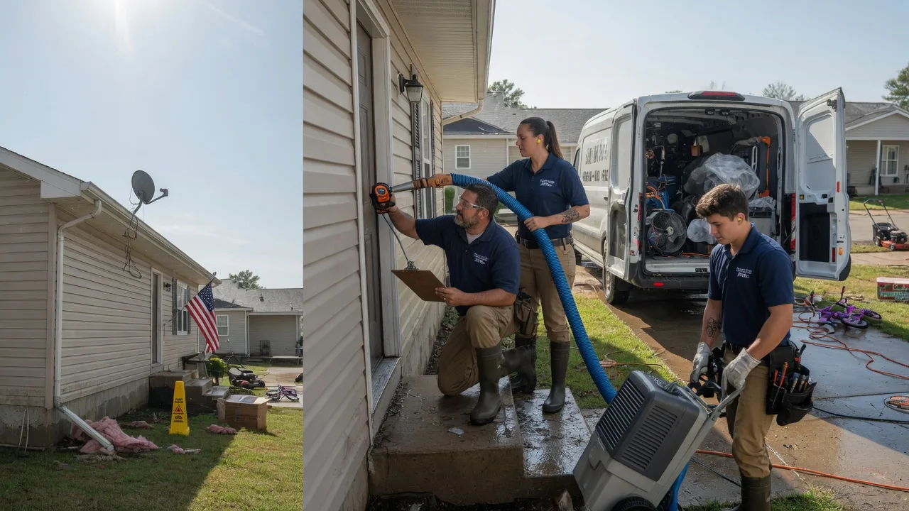 Ceiling Water Damage Restoration in Attica, KS near me